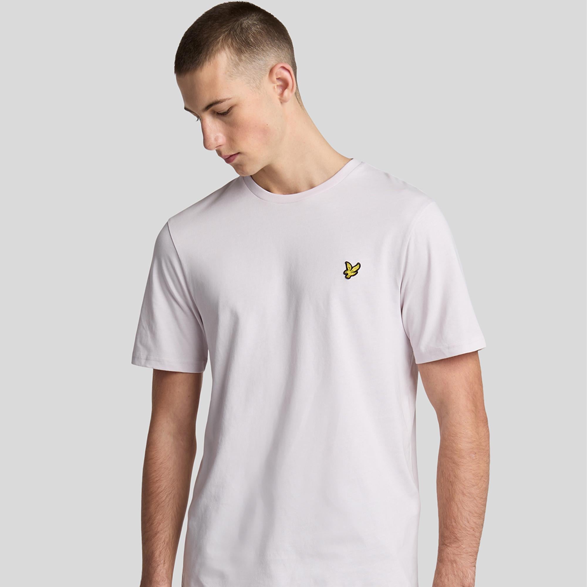Lyle & Scott Plain Mens T-Shirt Mist Lilac
